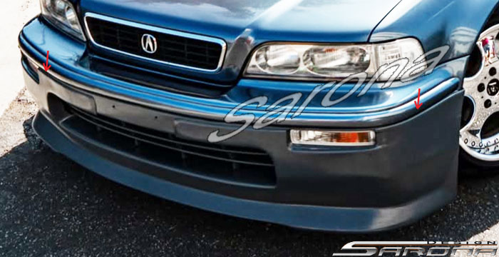 Custom Acura Legend  Sedan Front Lip/Splitter (1991 - 1995) - $390.00 (Part #AC-011-FA)